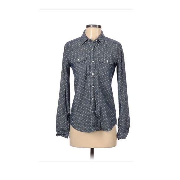 BUNDLE!!! HALOGEN outfit! Jeans & chambray shirt - size: 25 waist/XS - Picture 8 of 13